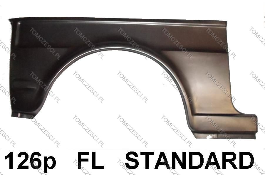 Polblotnik blotnik tyl Fiat 126p prawy FL Standard